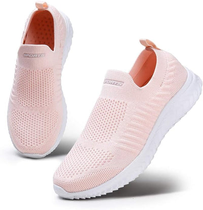 Comfortable slip-on shoes for women with memory foam