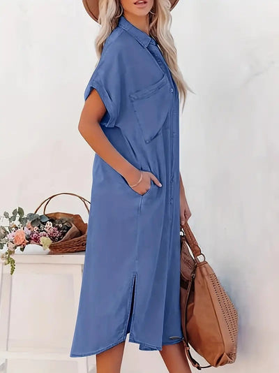 Leonie - Shirt dress with fixed pockets