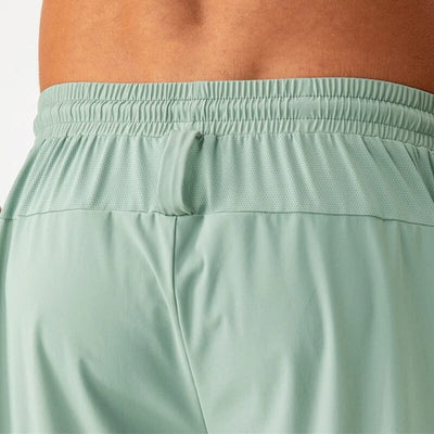 Modern men's nylon shorts in various colours