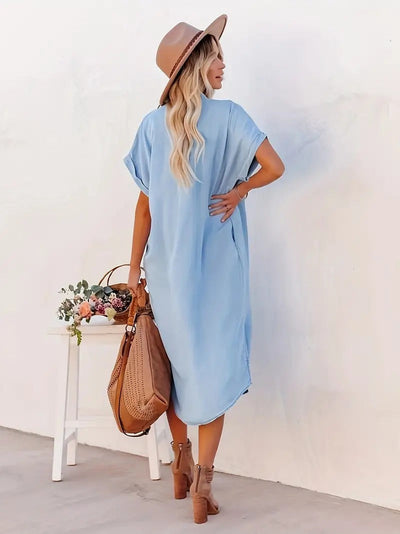 Leonie - Shirt dress with fixed pockets