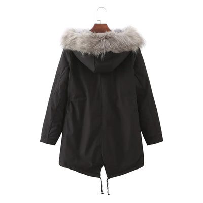 Caly - Thick, lined winter coat made of fleece