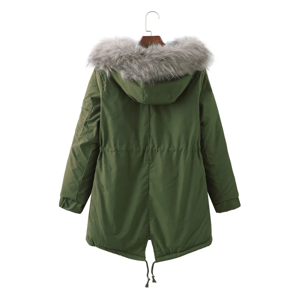 Caly - Thick, lined winter coat made of fleece