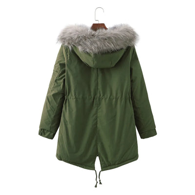 Caly - Thick, lined winter coat made of fleece