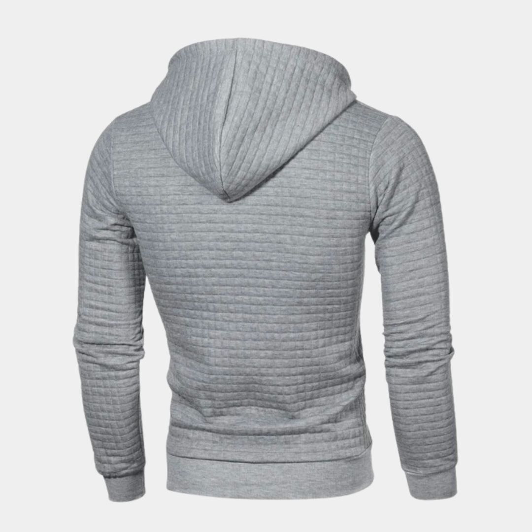 Zack - Trendy soft men's hooded jumper