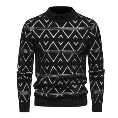 Alfie - Luxurious printed jumper for men