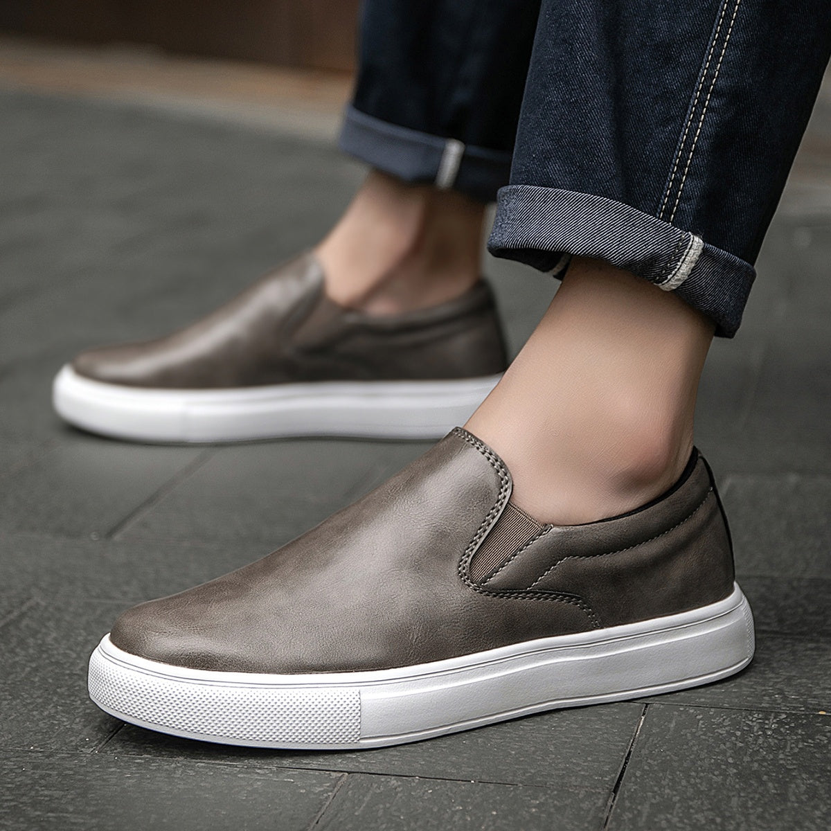 Leather Slip On Shoe - Hamilton