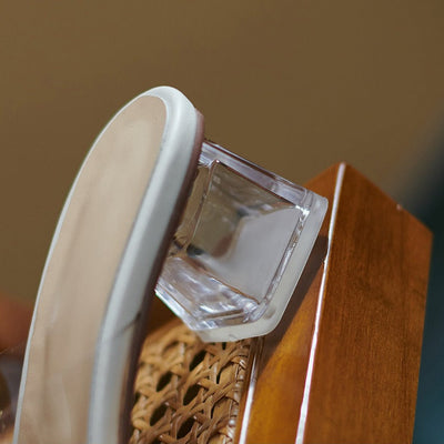 Women's sandals with elegant golden pearl style flower - Liora