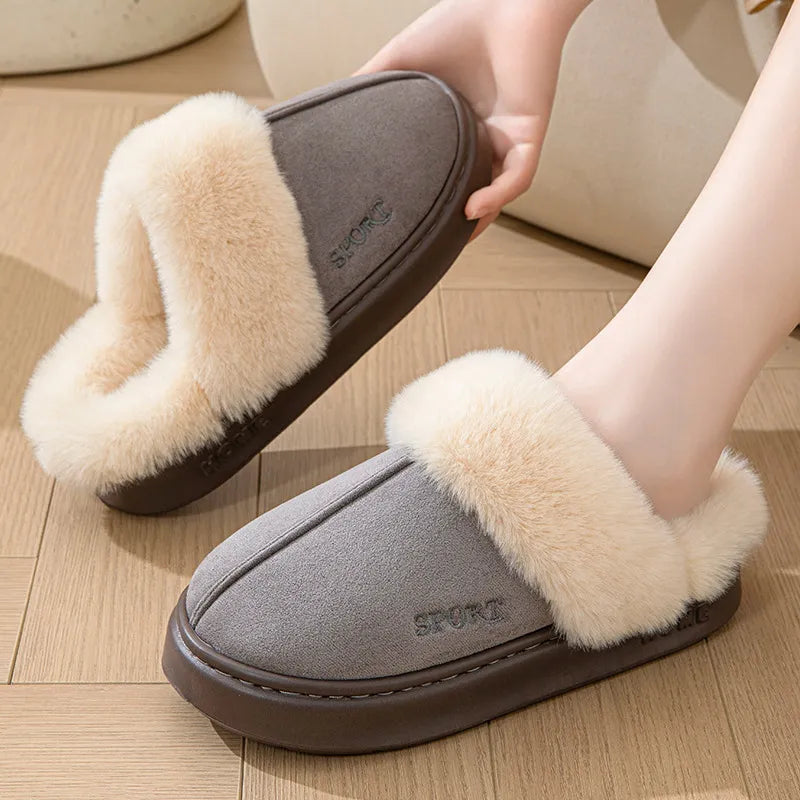 Eva Confort - Suede slippers for women