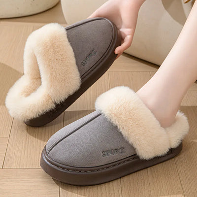 Eva Confort - Suede slippers for women