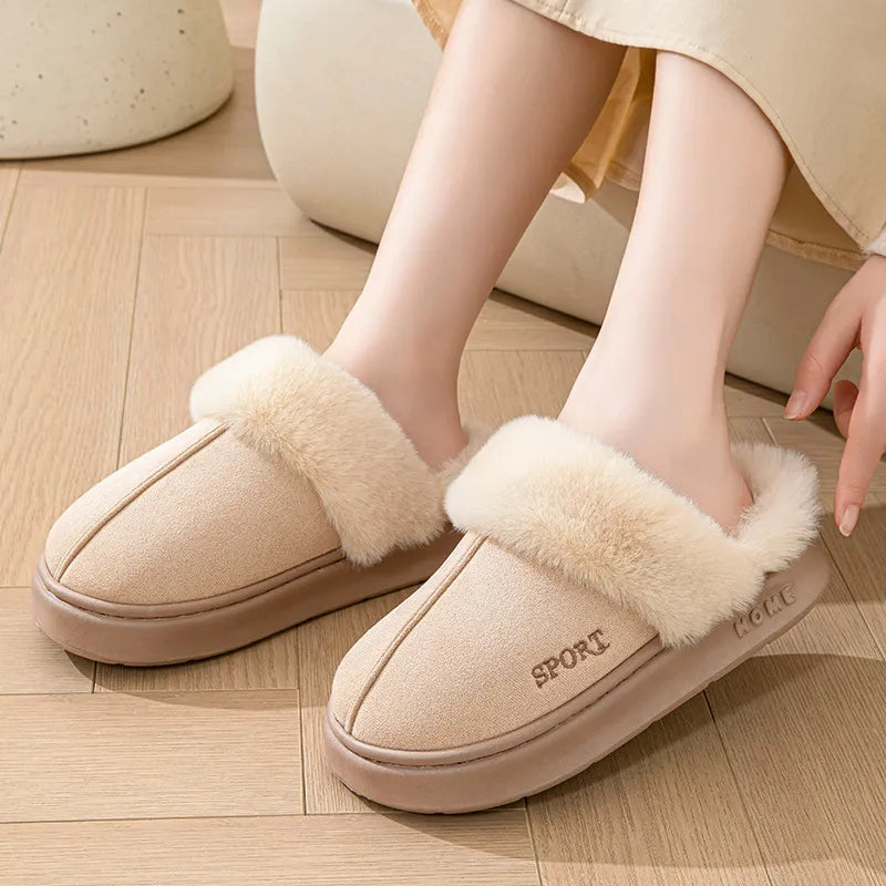 Eva Confort - Suede slippers for women