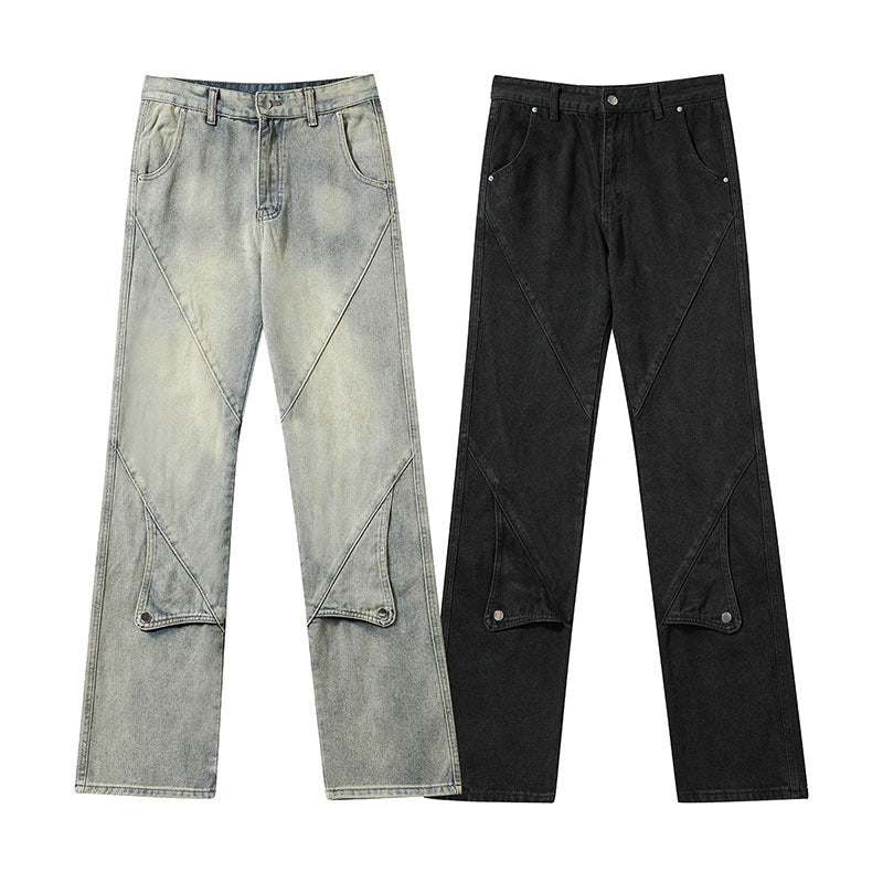David - High street niche design straight jeans
