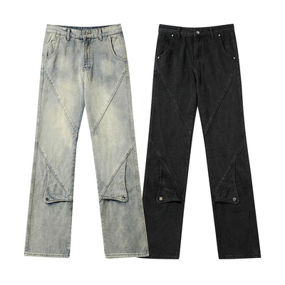 David - High street niche design straight jeans