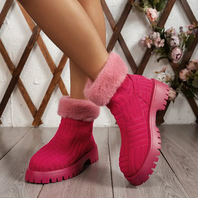 Arleth - Cosy winter ankle boots with thick soles for women