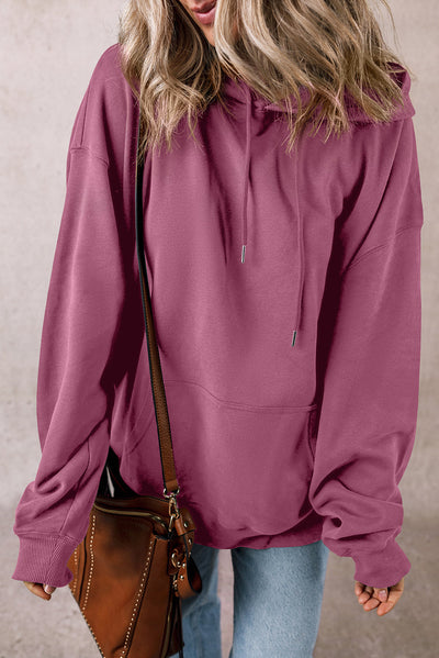 Nyna - Thick hoodie with kangaroo pocket and fleece lining