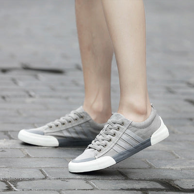 Men's casual canvas trainers urban style - Damien