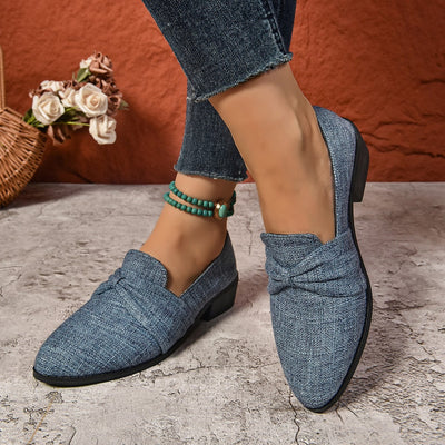 Women's moccasins with bow - Elvira