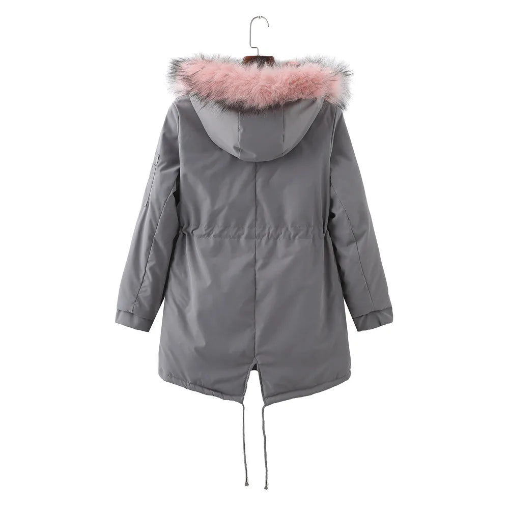 Caly - Thick, lined winter coat made of fleece