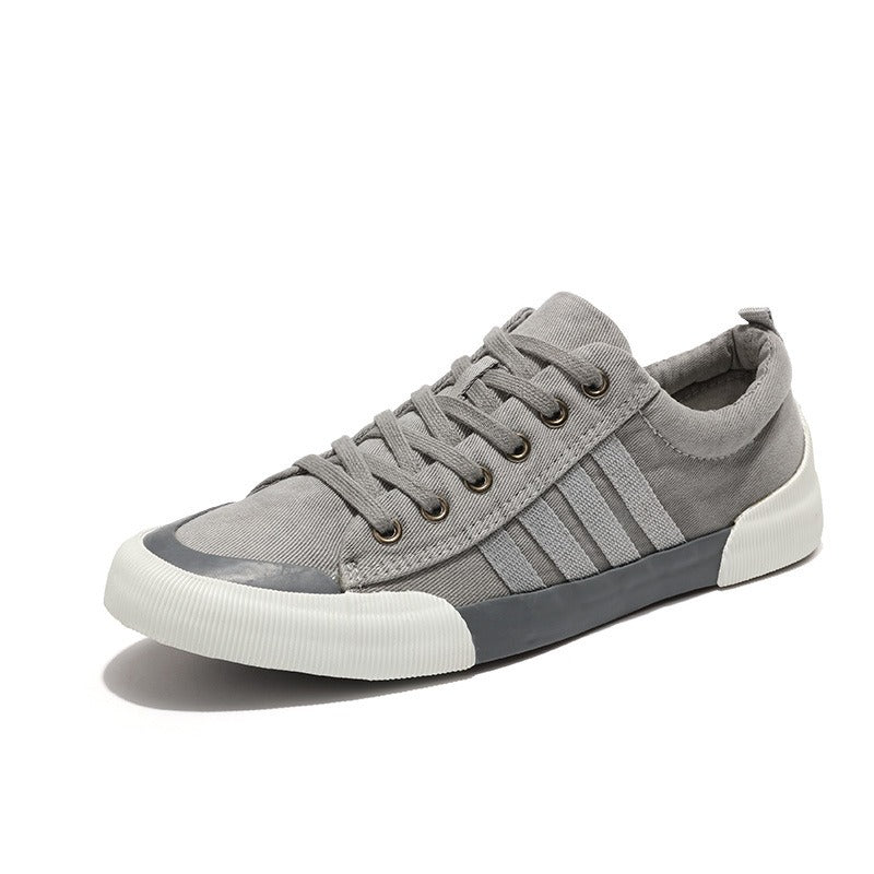 Men's casual canvas trainers urban style - Damien