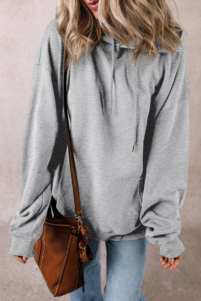 Nyna - Thick hoodie with kangaroo pocket and fleece lining