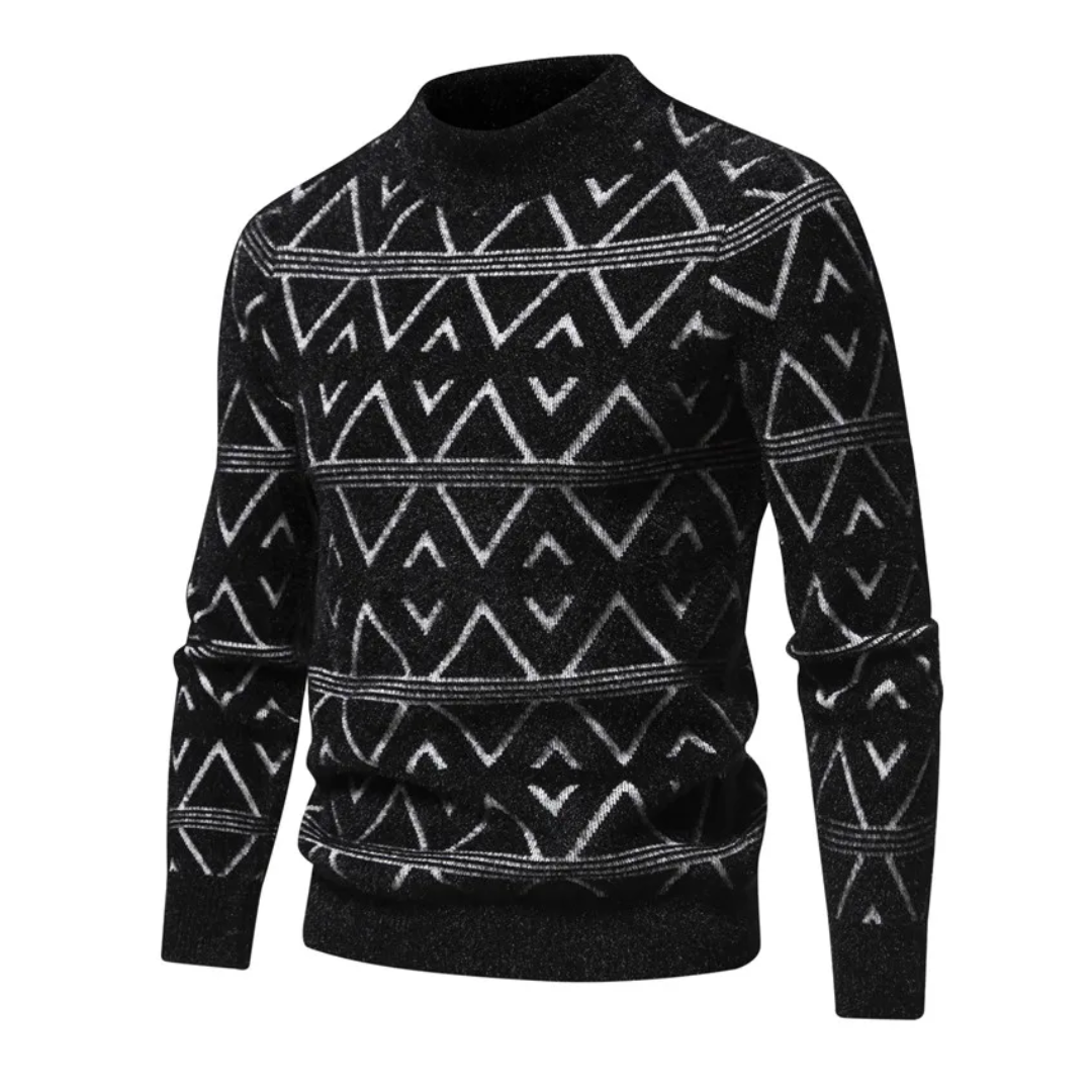 Alfie - Luxurious printed jumper for men