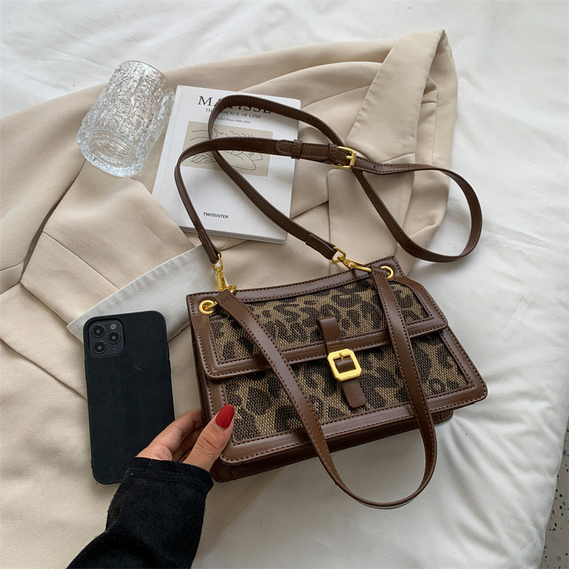 Square leopard print bag - Selinne
