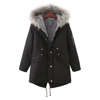 Caly - Thick, lined winter coat made of fleece