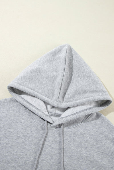 Nyna - Thick hoodie with kangaroo pocket and fleece lining