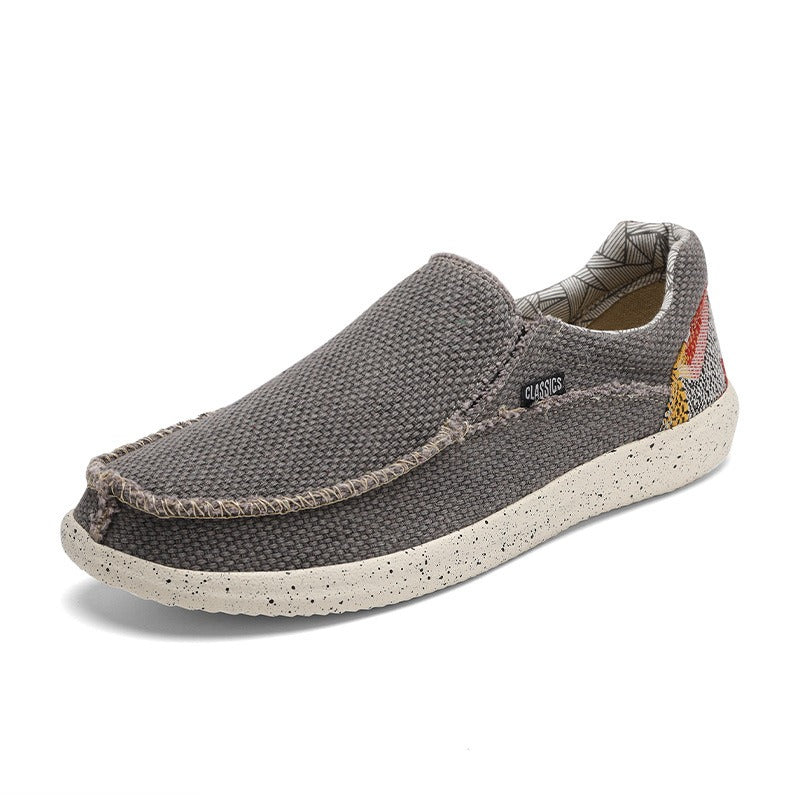 Men's casual breathable canvas trainers - Arven