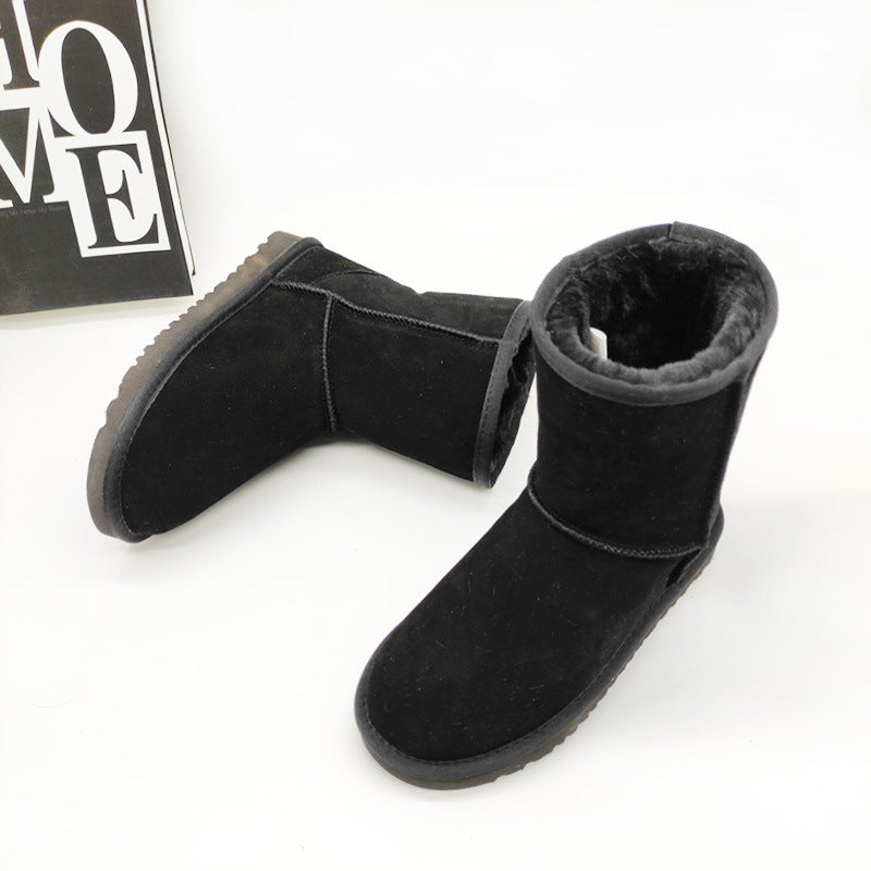 Jayla - Women's snow boots with half calf height and flat heel