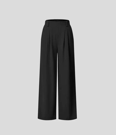 Women's Wide-Leg Tailored Trousers - High Waist - Lorene