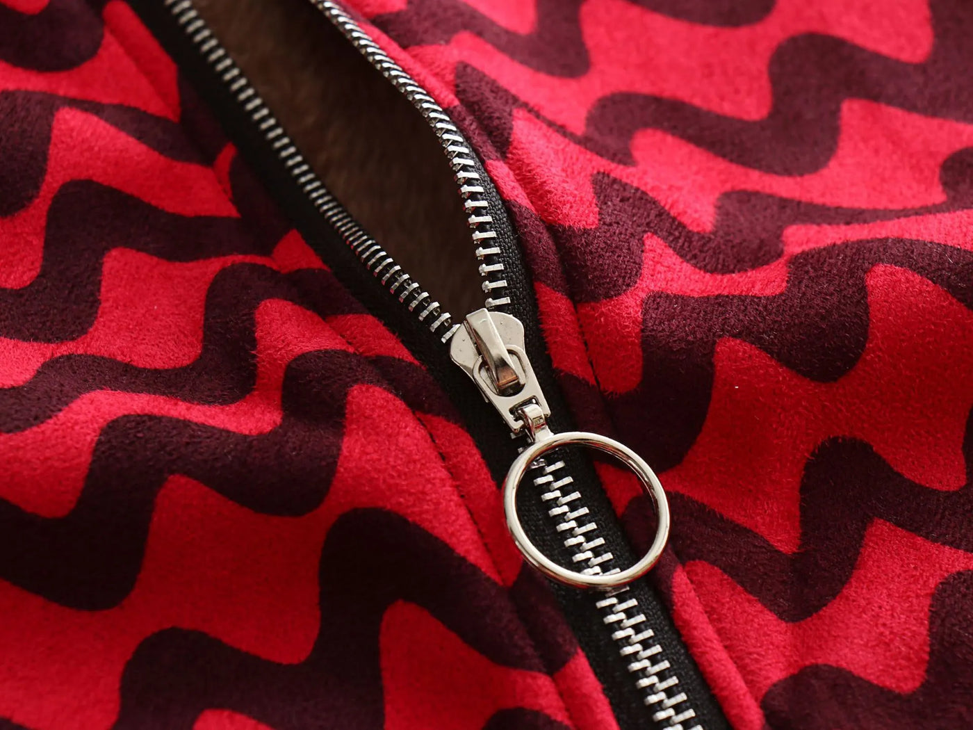 Clarisse - Wide-cut, lined fleece coat with hood