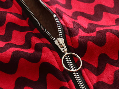 Clarisse - Wide-cut, lined fleece coat with hood