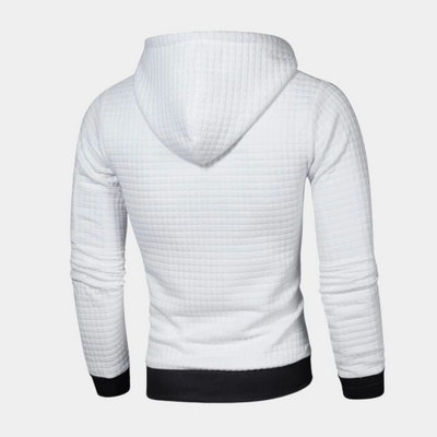 Zack - Trendy soft men's hooded jumper