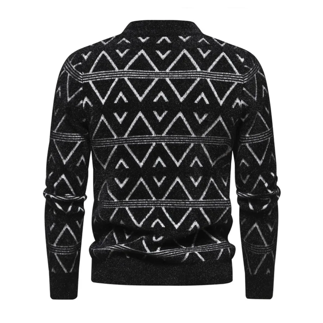 Alfie - Luxurious printed jumper for men