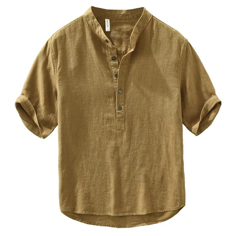 Men's casual linen collar shirt - Dario