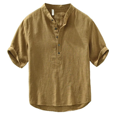 Men's casual linen collar shirt - Dario