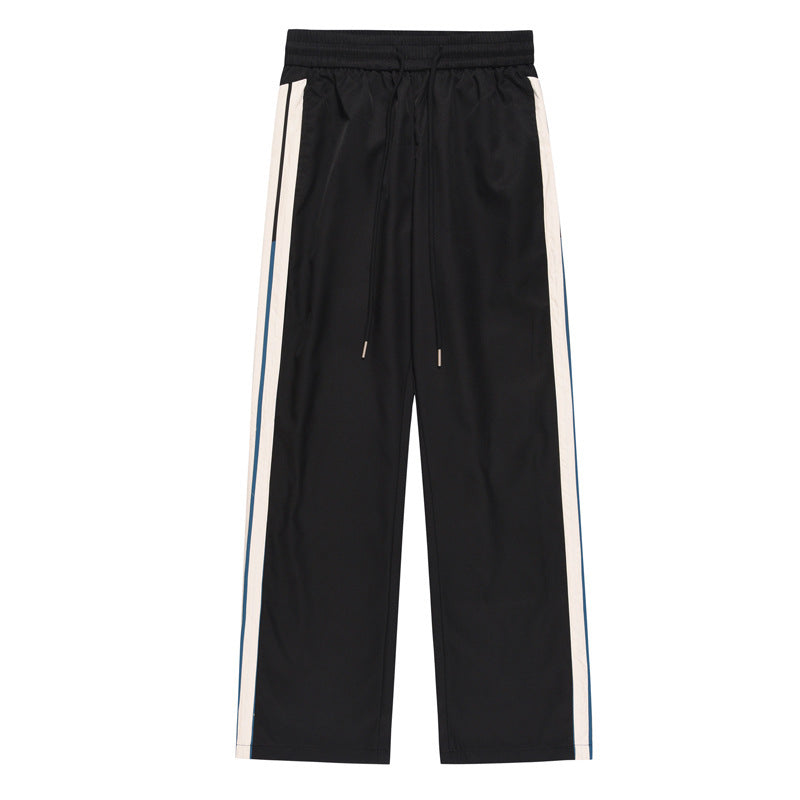 George - Draping Wide Leg Straight Pants Men