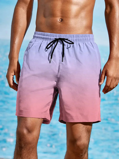 Leo - Beach shorts with colour gradient