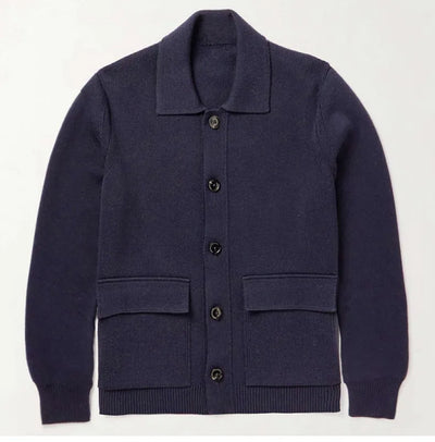 Beau - Herren Strickjacke mit aufgesetzten Taschen