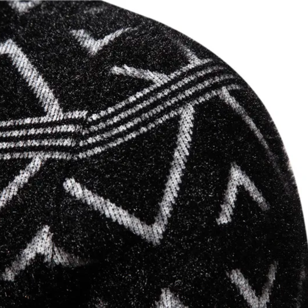 Alfie - Luxurious printed jumper for men