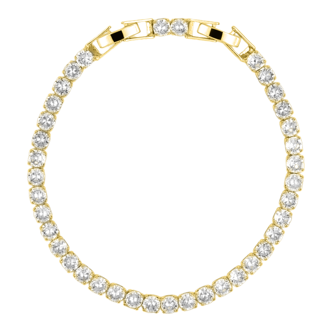 Saini tennis bracelet 14K gold-plated