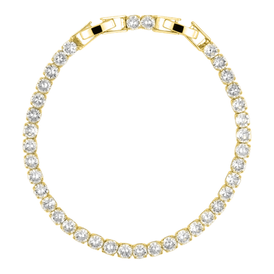 Saini tennis bracelet 14K gold-plated