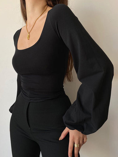 Women's Long Sleeve Stretch Top - Liana