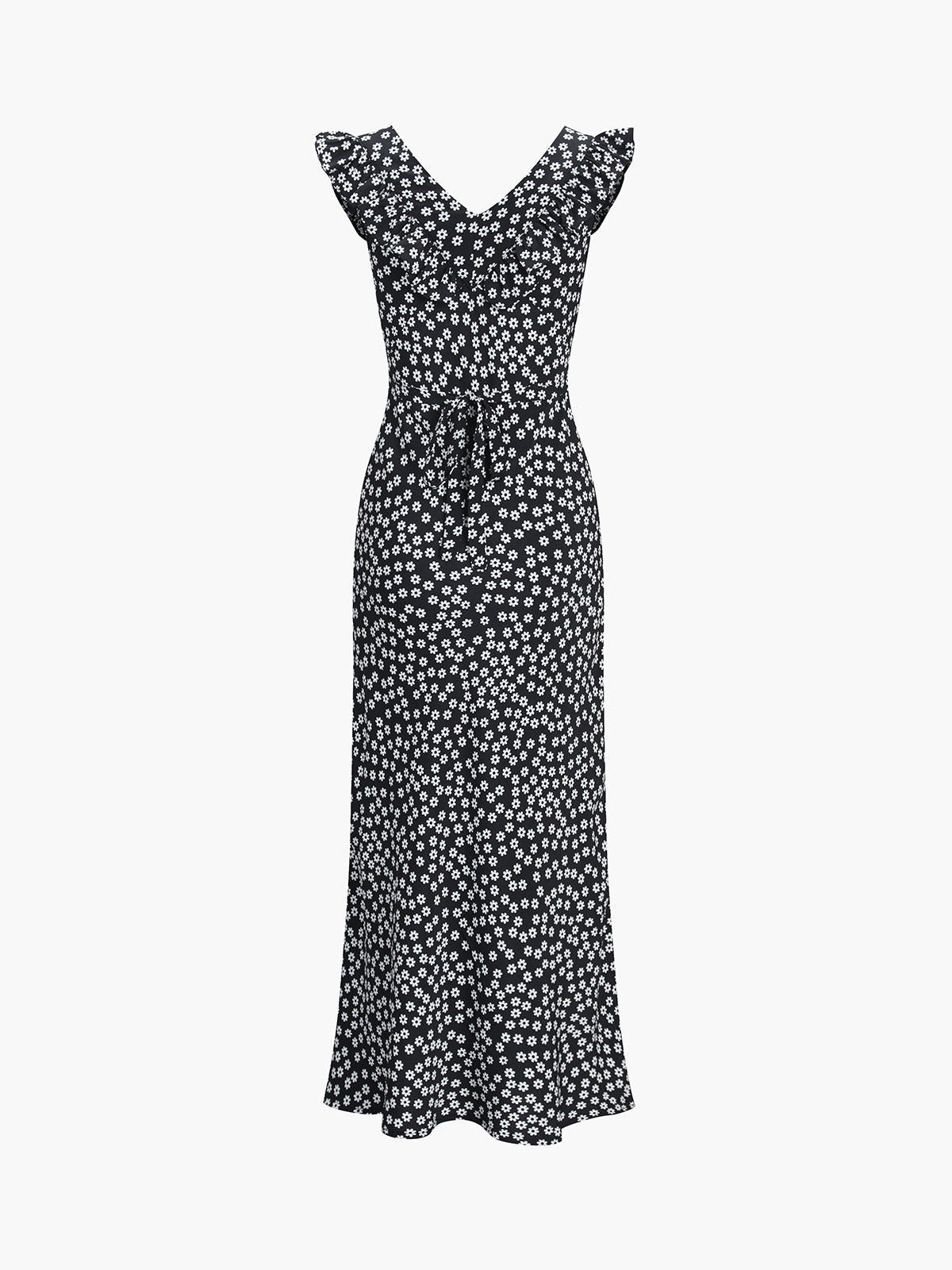 Tikina - Long dress with floral print