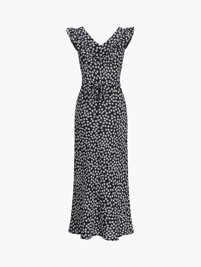 Tikina - Long dress with floral print