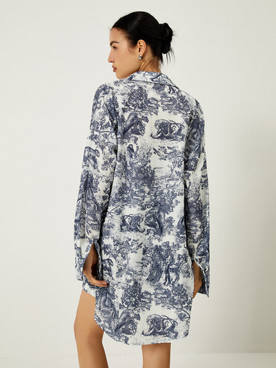 Gilda - Floral Print Three Piece Shorts Set