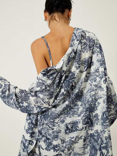 Gilda - Floral Print Three Piece Shorts Set