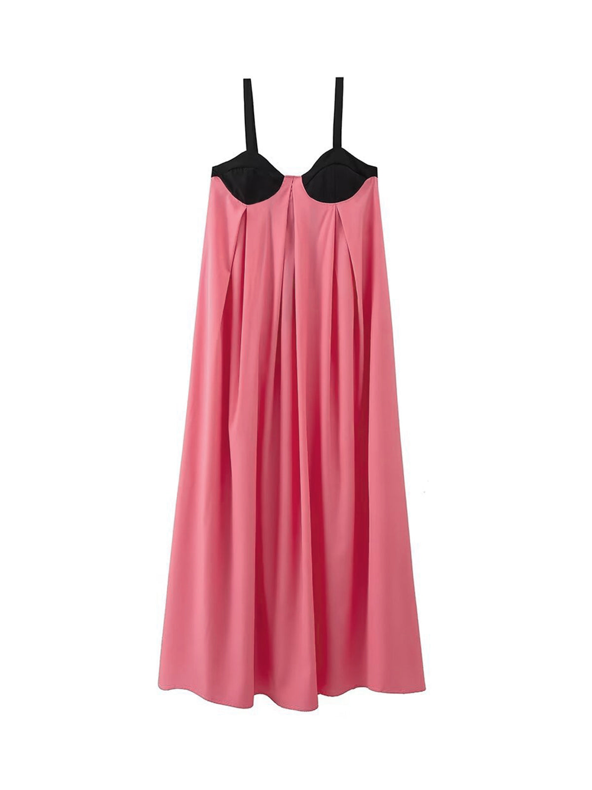 Bárbara - Bra-Splicing Halter Strap Long Dress