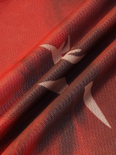 Elena - Slim-fit dress with floral print, halterneck and slit