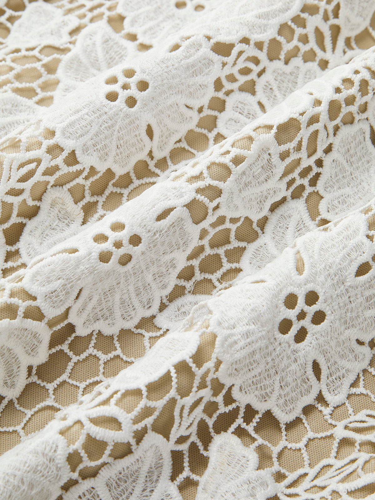 Cami - Semi-Sheer Double Layer Lace Dress